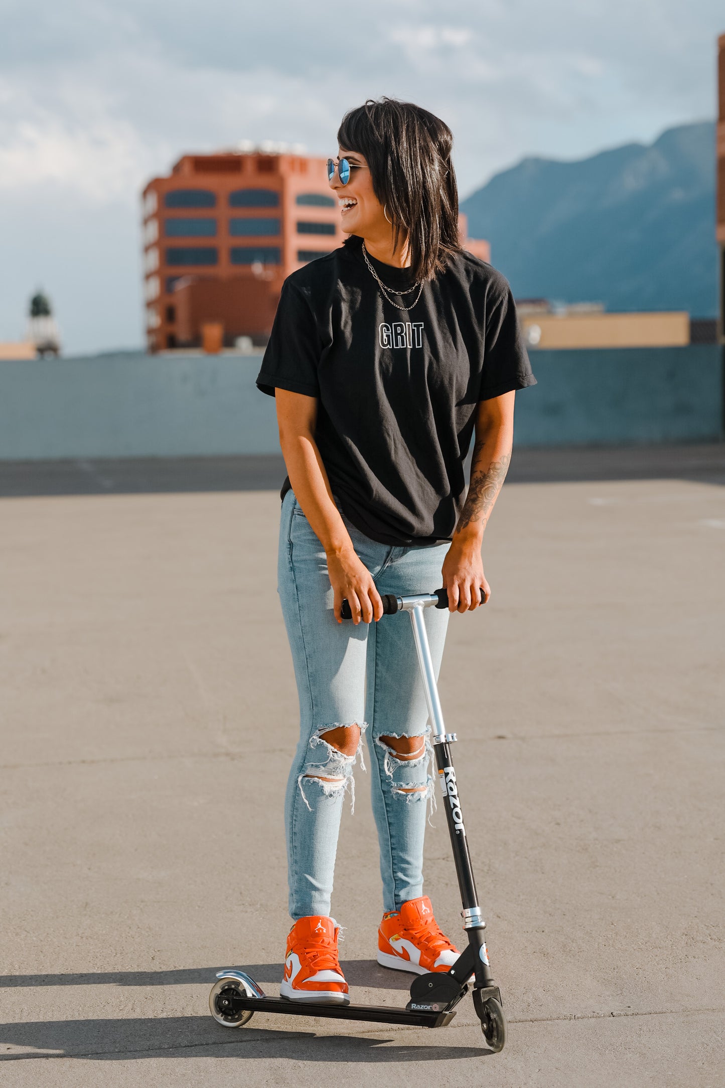 Classic Black Grit T